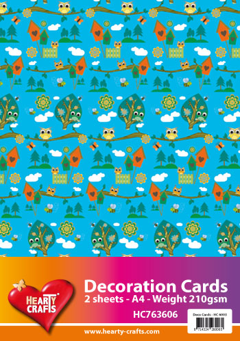 HC763606 Decoration Cards owls