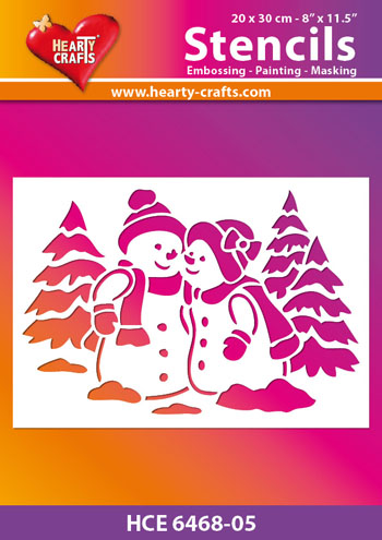 HCE6468-05 Hearty Crafts Stencil