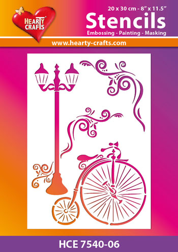 HCE7540-06 Hearty Crafts Stencil
