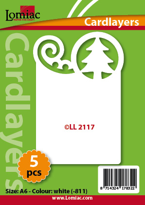 LL2117 cardlayer christmas curl and tree