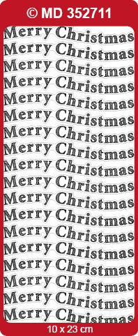 MD352711 Merry Christmas text