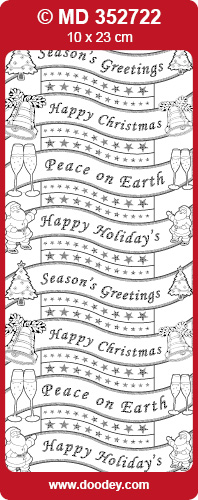 MD352722 Christmas labels Diverse