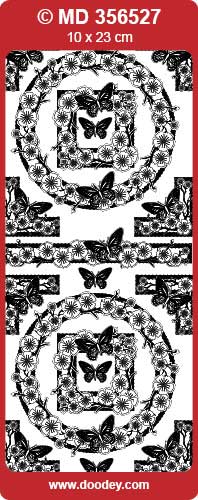 MD356527 Frame blossom/ butterfly