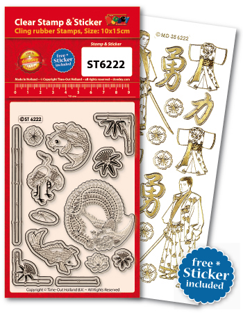ST6222 Clear Stamps Oriental Mix
