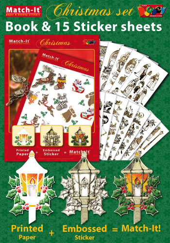 ZV91571 Set Booklet and Stickers Match-It Christmas