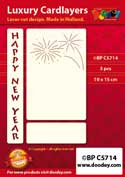 BPC5714 > Luxury card layer A6 happy new year