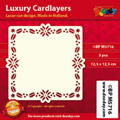 BPM5716 > Luxury card layer 12,5 x 12,5 cm