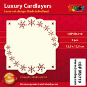 BPM5719 > Luxury card layer 12,5 x 12,5 cm