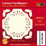 BPM5724 > Luxury card layer 12,5 x 12,5 cm