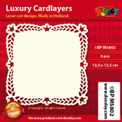 BPM5802 > Luxury card layer 12,5 x 12,5 cm