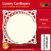 BPM5805 > Luxury card layer 12,5 x 12,5 cm