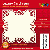 BPM5808 > Luxury card layer 12,5 x 12,5 cm