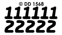 DD1568 Numbers 123 (L)