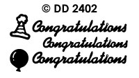 DD2402 Congratulations