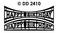DD2410 Happy Birthday (Round/ Shape)