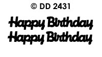 DD2431 Happy Birthday (L)