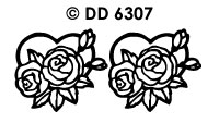 DD6307 > Roses & Hearts
