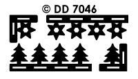 DD7046 > Christmas frame Tree