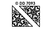 DD7093 > Christmas Corners SnowFlakes