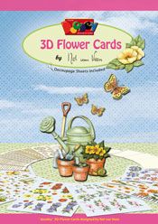3D Flower cards by Nel van Veen A4