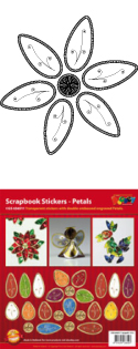 GS656511 > Scrapbook stickers Petals