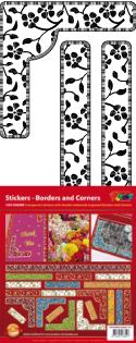 GS656580 > Scrapbook stickers Floral Borders and Corners