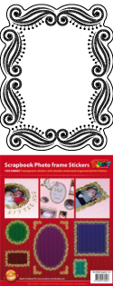 GS658602 > Scrapbook stickers photo frames big small