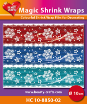 HC10-8850-02 > Magic Shrink Wraps, Ice Crystals (⌀ 10 cm)