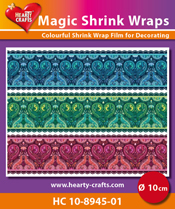 HC10-8945-01 > Magic Shrink Wraps, Paisley (⌀ 10 cm)