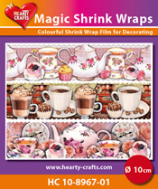HC10-8967-01 > Magic Shrink Wraps, Coffee and Tea (⌀ 10 cm)