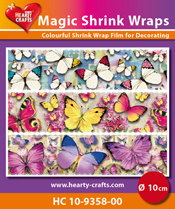 HC10-9358-00 > Magic Shrink Wraps, Butterflies (⌀ 10 cm)