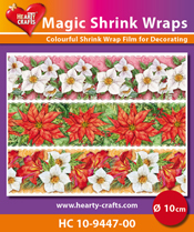HC10-9447-00 > Magic Shrink Wraps, Winter Flowers (⌀ 10 cm)