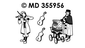 MD355956 > Since Organ and Viola Player Street Musicians