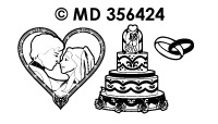 MD356424 > Marriage Wedding Couple Cake