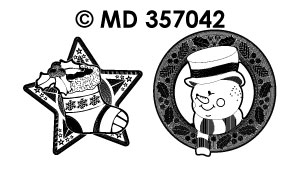 MD357042 > Snowman Christmas sock