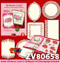 3D Roses Cards