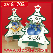ZV81703 > Set 2 Stand-Easy Christmas cards tree